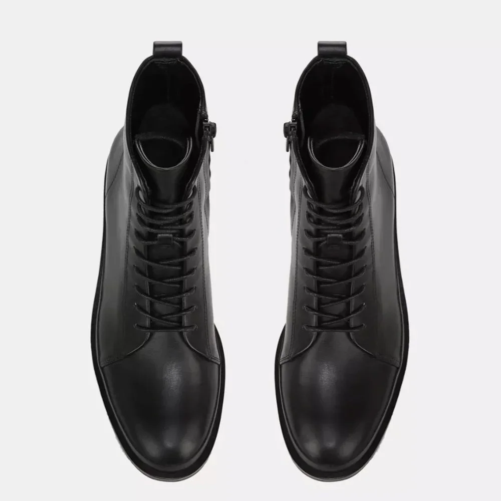 VINCE Cooper Water-resistant leather Boot - Picture 8 of 9